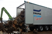 Спецавтолэнд -  - Полуприцеп Knapen с подвижным полом Cargo Floor  для перевозки металла / лома - полуприцеп-ломовоз